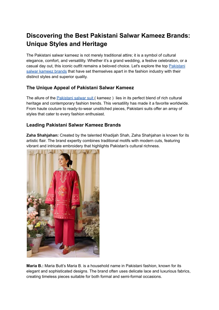 discovering the best pakistani salwar kameez