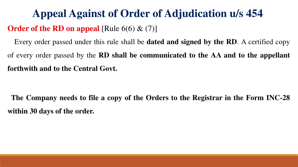 appeal against of order of adjudication 2