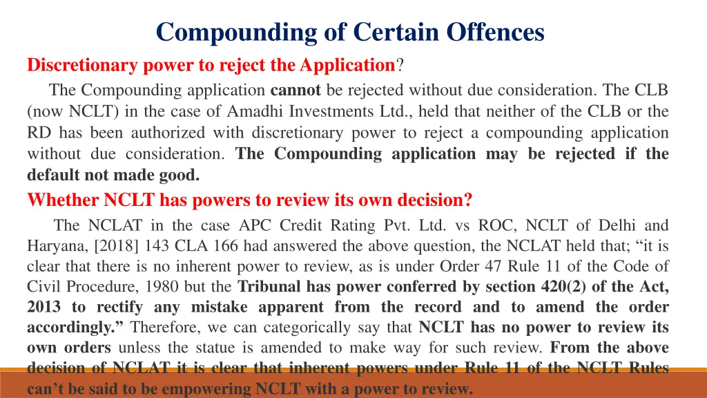 compounding of certain offences discretionary