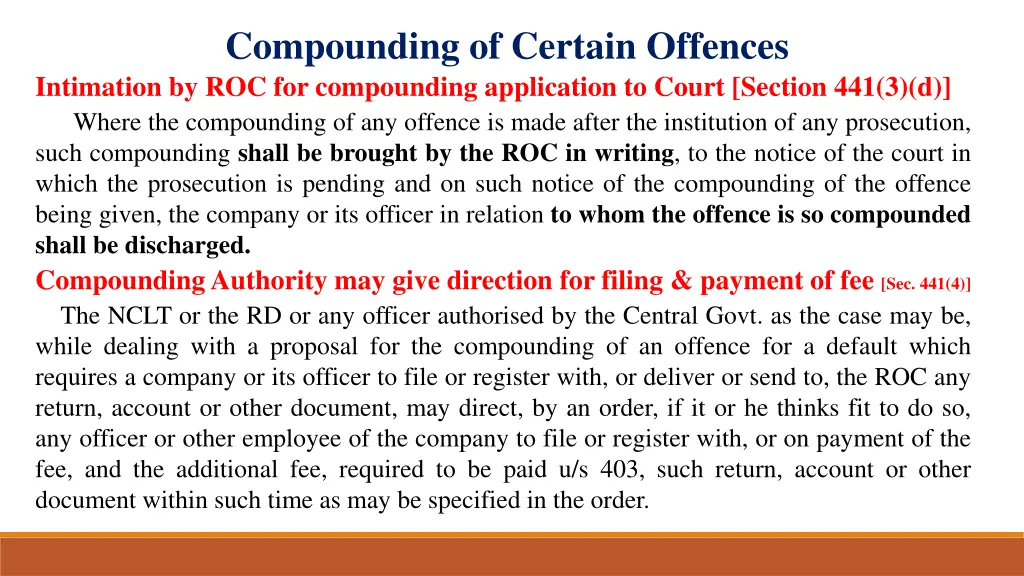 compounding of certain offences intimation