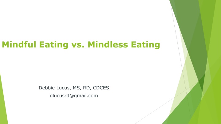 mindful eating vs mindless eating