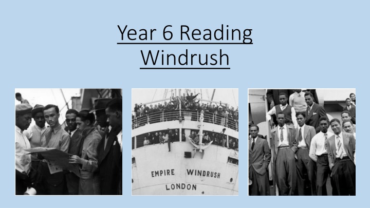 year 6 reading windrush