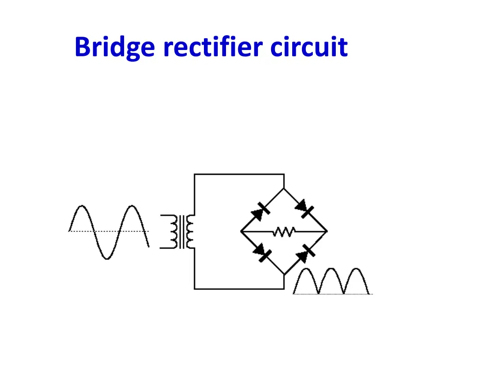 bridge rectifier circuit