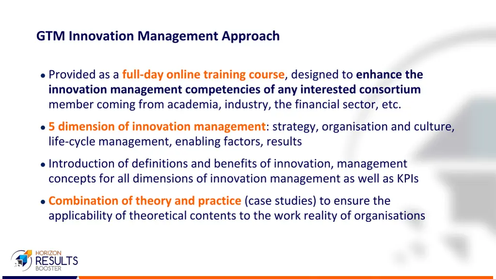 gtm innovation management approach