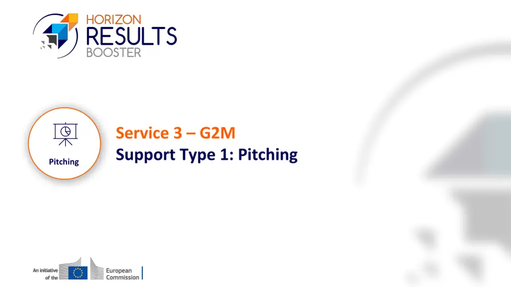 service 3 g2m support type 1 pitching