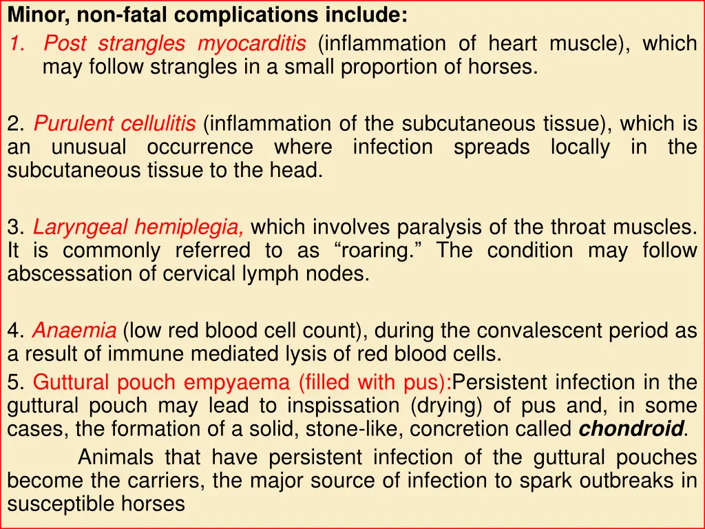 minor non fatal complications include 1 post