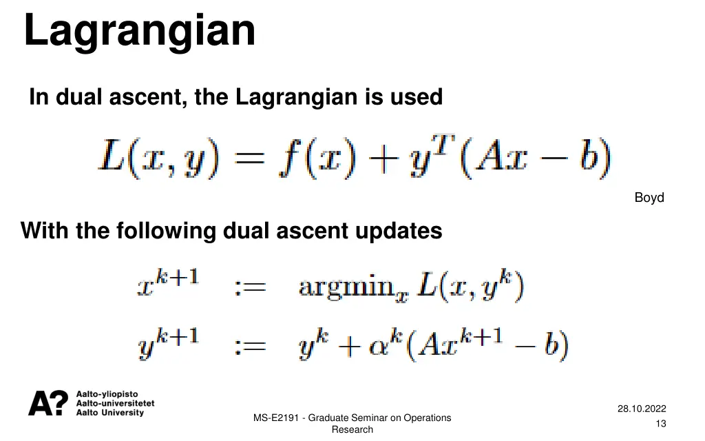 lagrangian