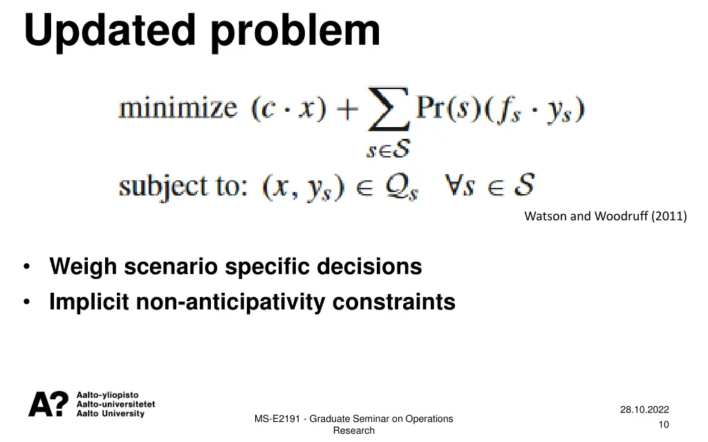 updated problem