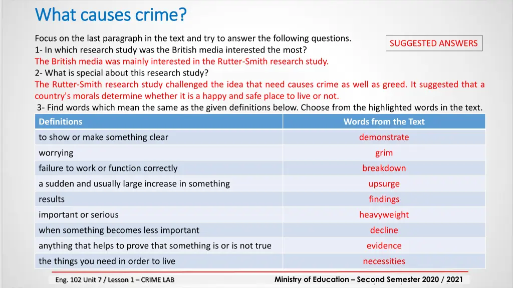 what causes crime what causes crime 8