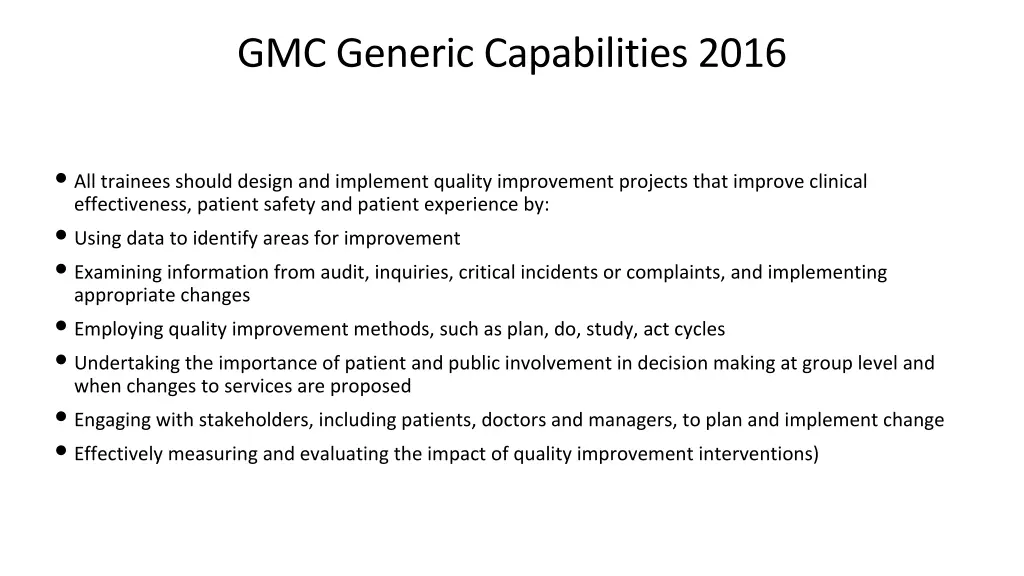 gmc generic capabilities 2016