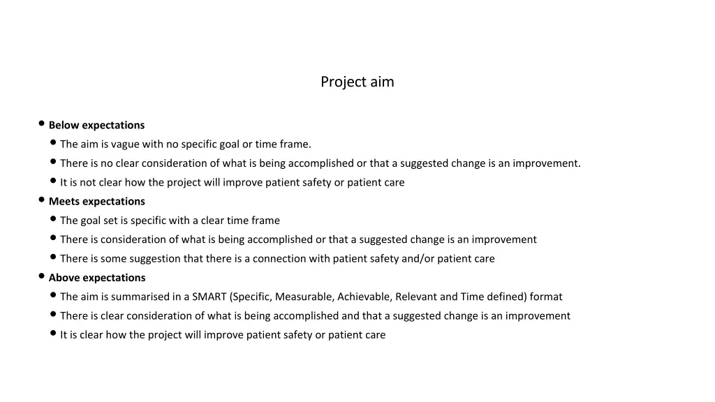 project aim