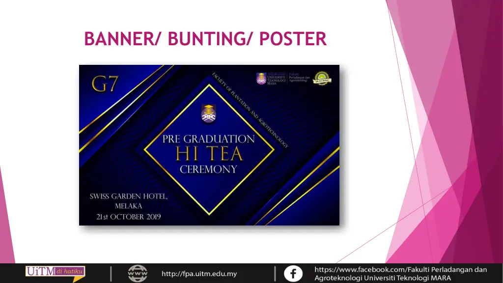 banner bunting poster