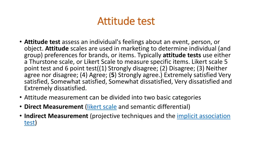 attitude test attitude test