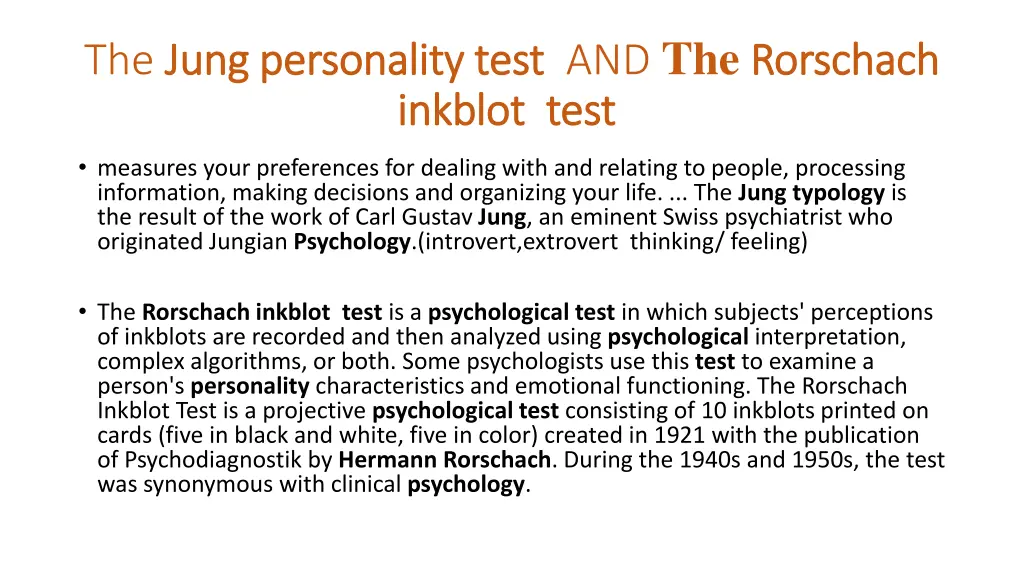 the jung personality test jung personality test