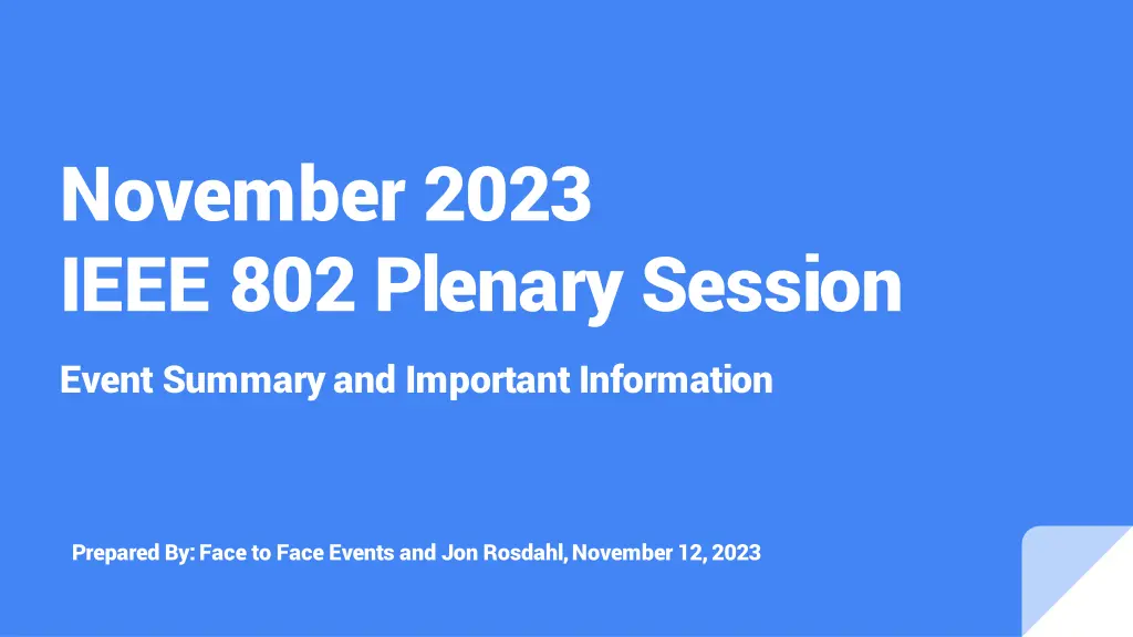 november 2023 ieee 802 plenary session