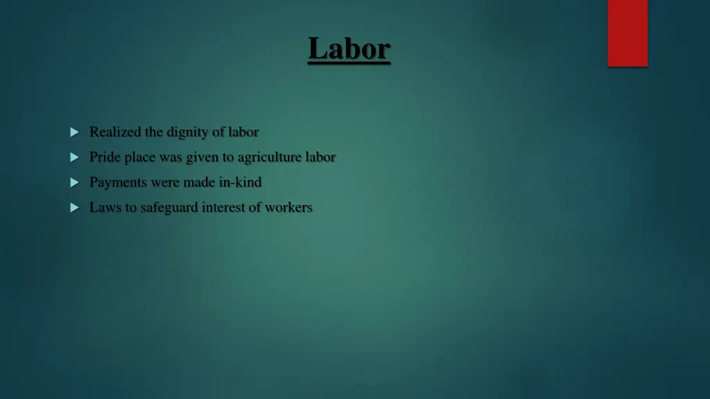 labor