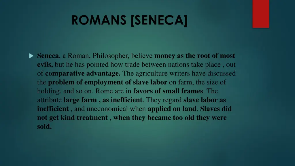 romans seneca