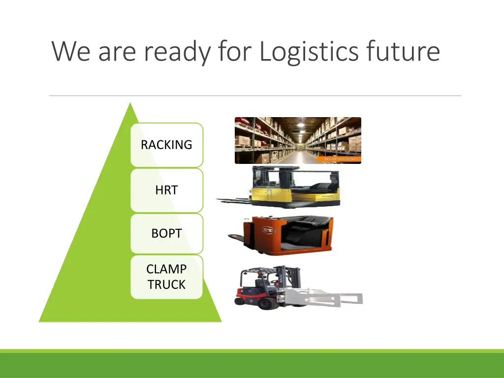 we are ready for logistics future