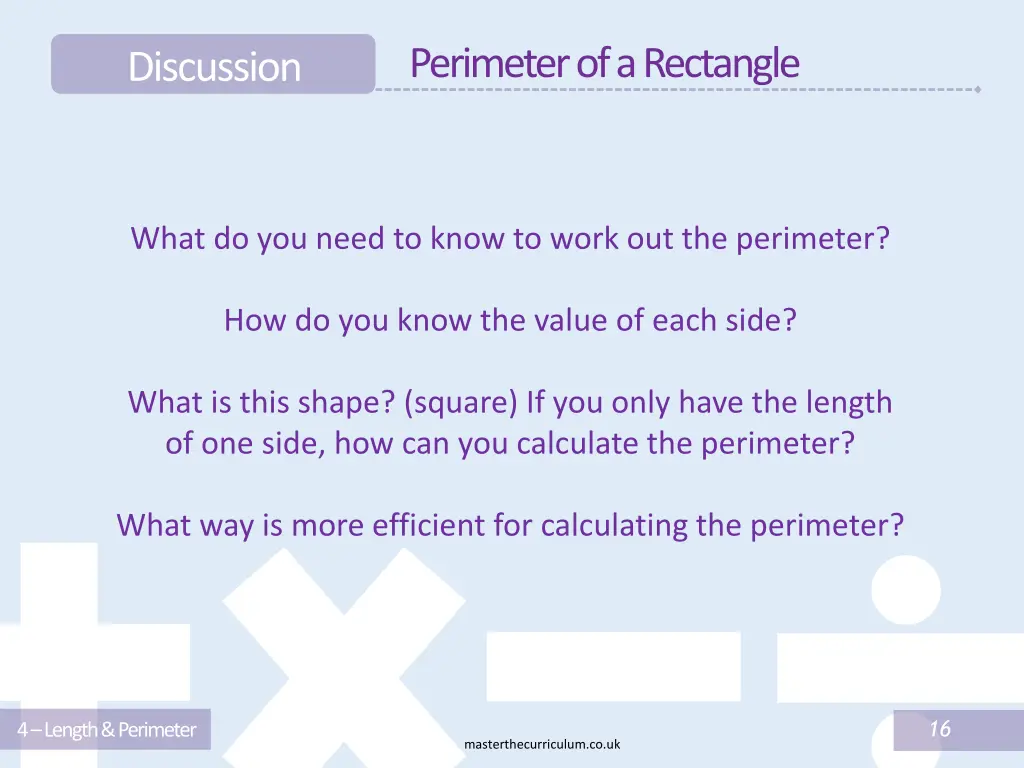 perimeter of a rectangle 15