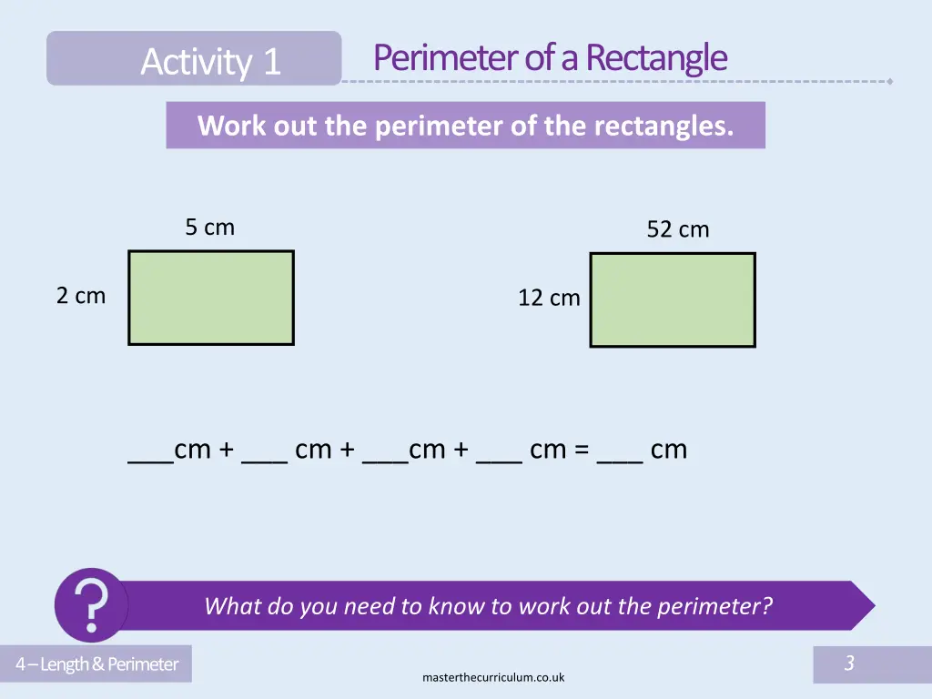 perimeter of a rectangle 2