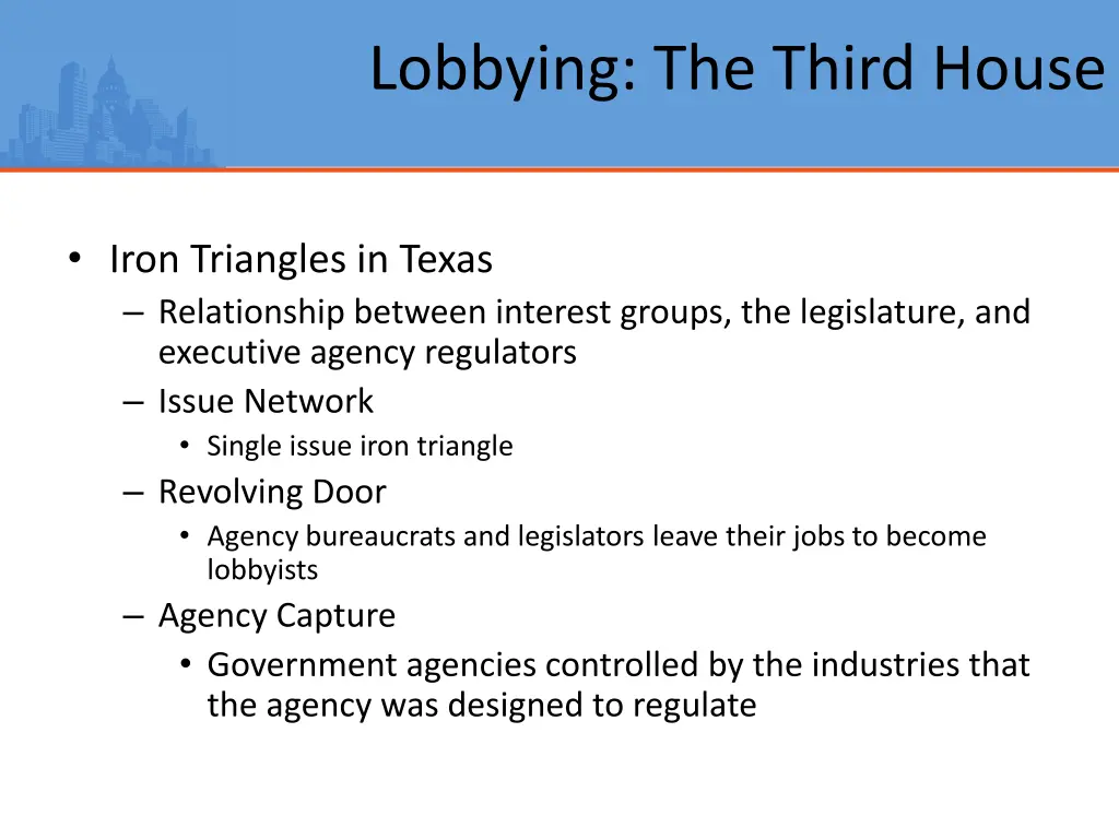 lobbying the third house 2