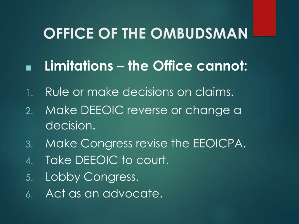 office of the ombudsman 4