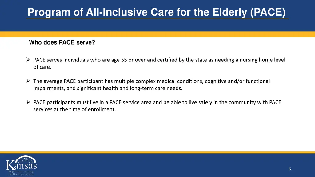 program of all inclusive care for the elderly pace 4