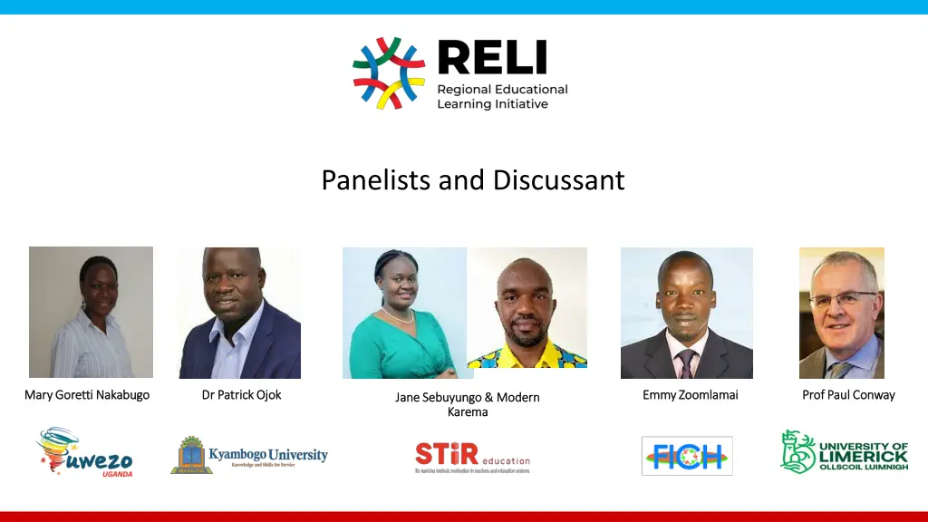 panelists and discussant