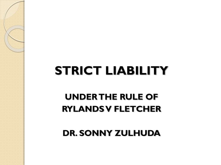 strict liability