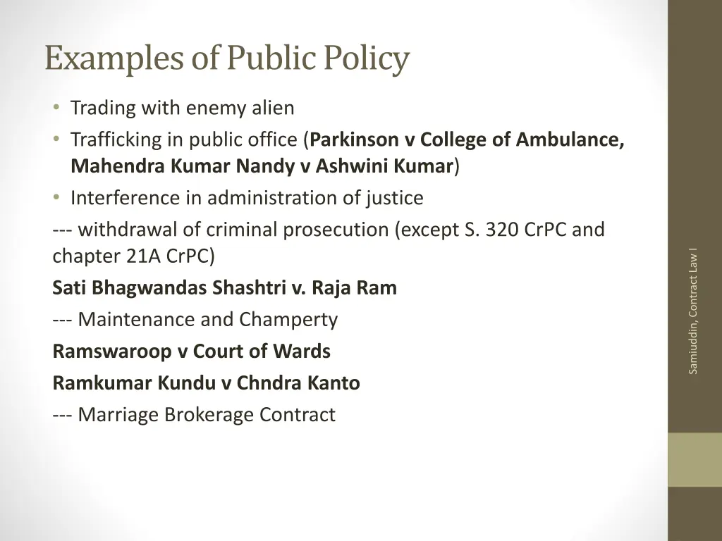 examples of public policy