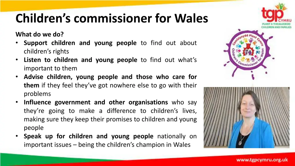 children s commissioner for wales