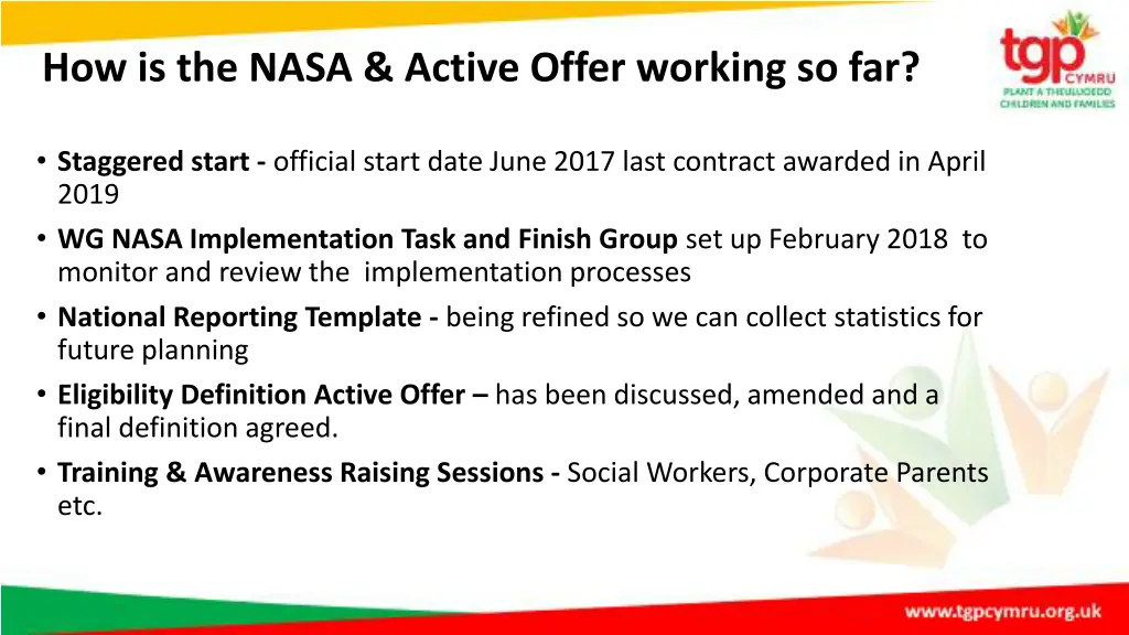 how is the nasa active offer working so far