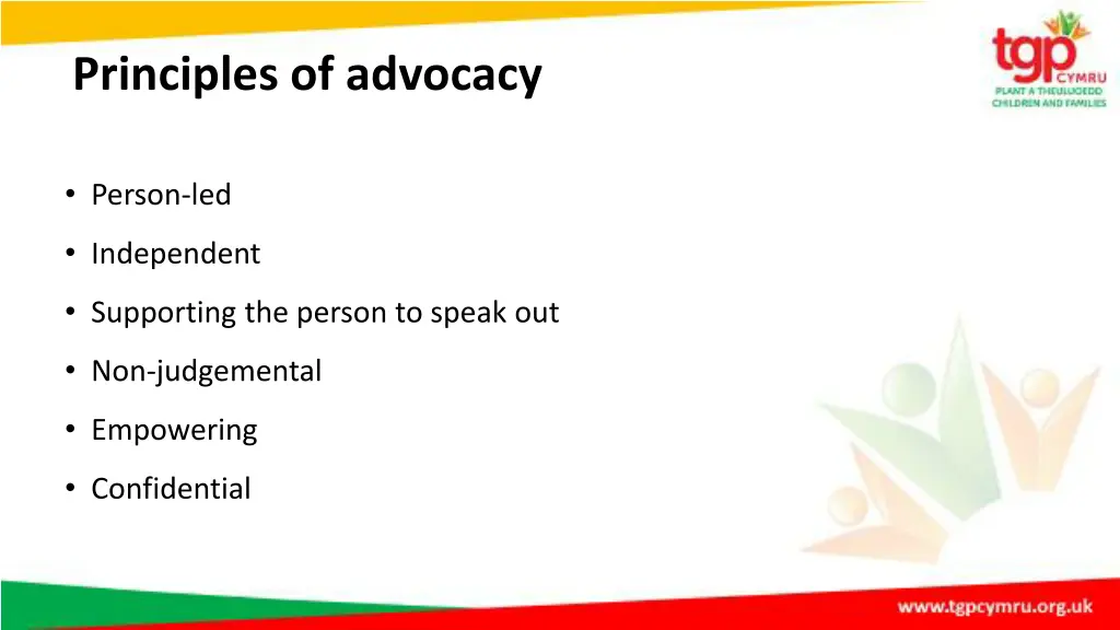 principles of advocacy