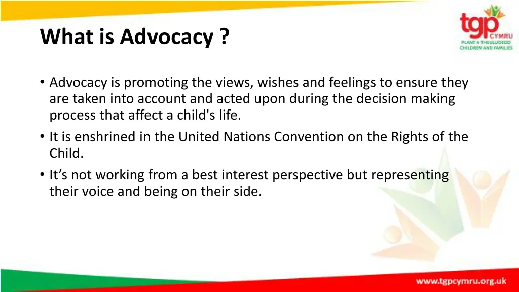 what is advocacy