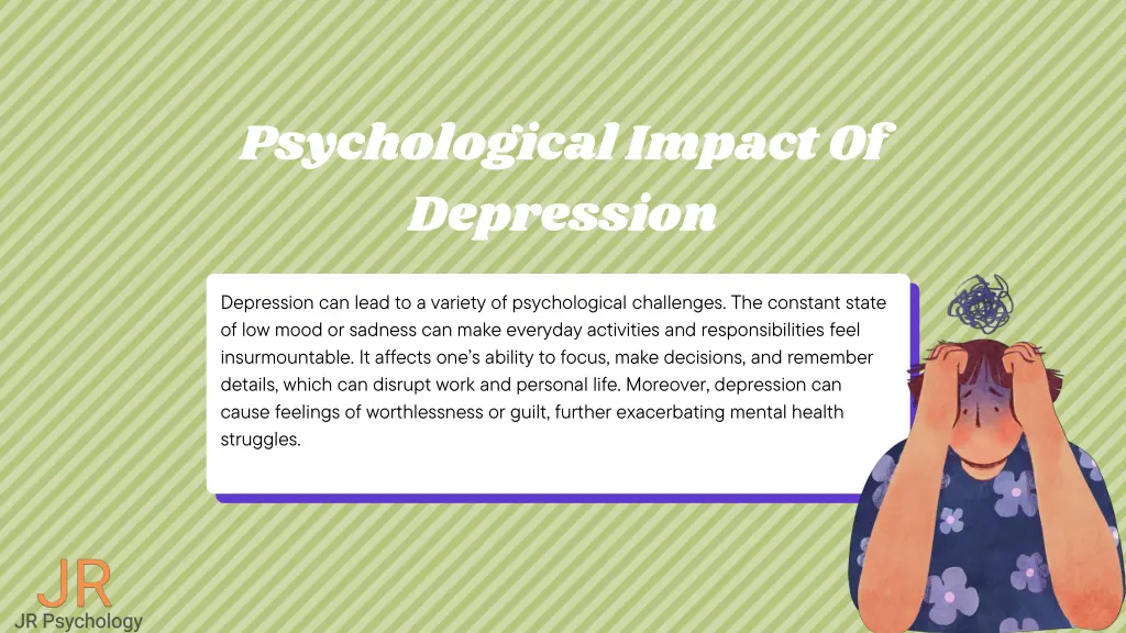 psychological impact of depression