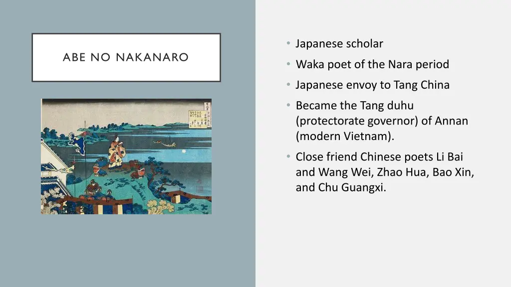 japanese scholar waka poet of the nara period