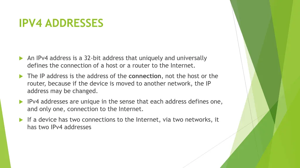 ipv4 addresses