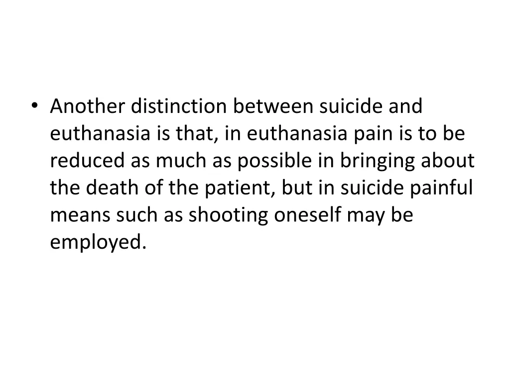 another distinction between suicide