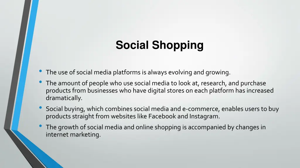 social shopping