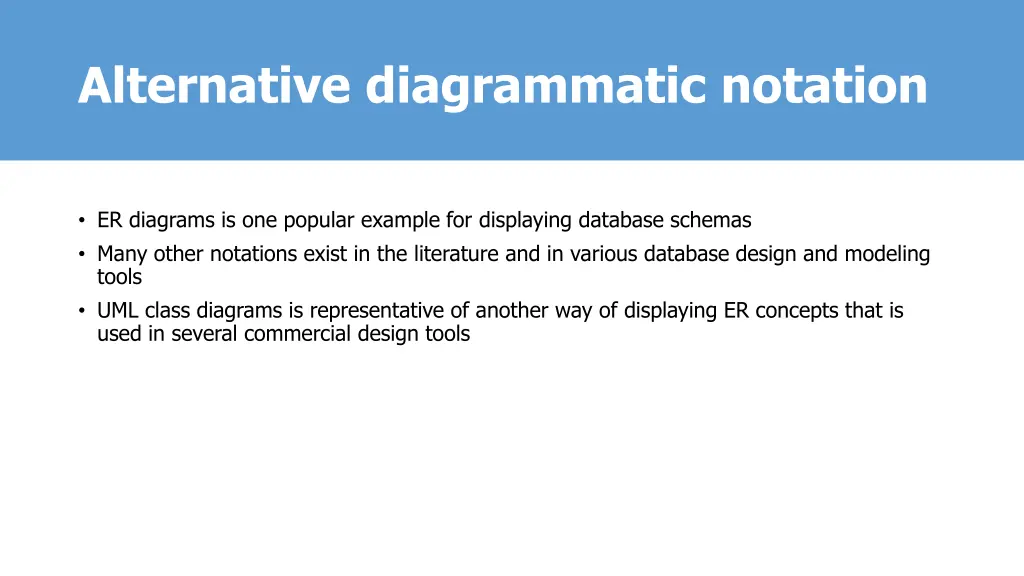 alternative diagrammatic notation