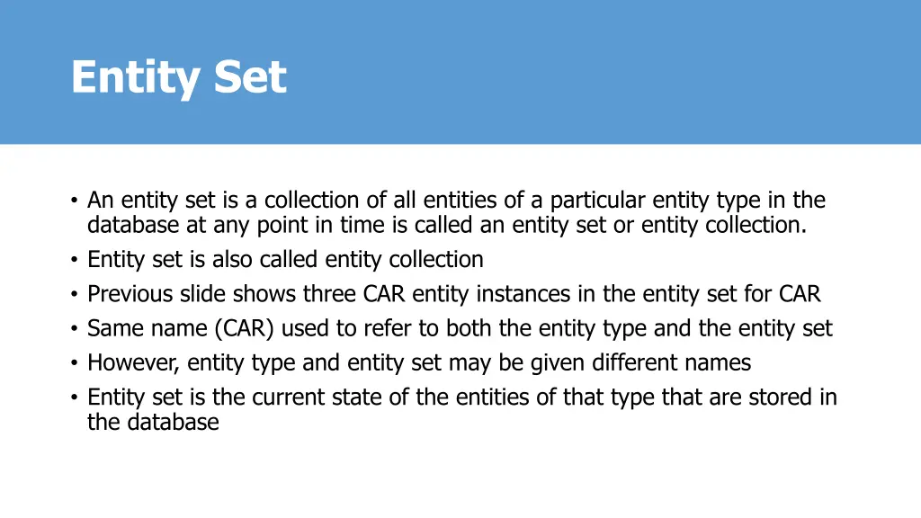 entity set