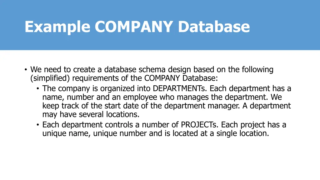 example company database