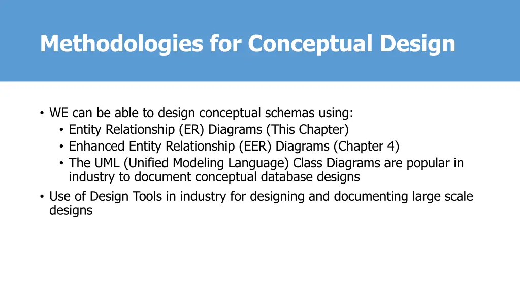 methodologies for conceptual design