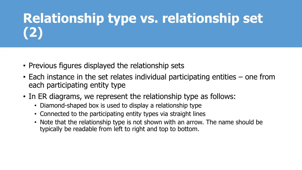 relationship type vs relationship set 2