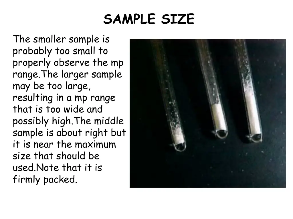 sample size