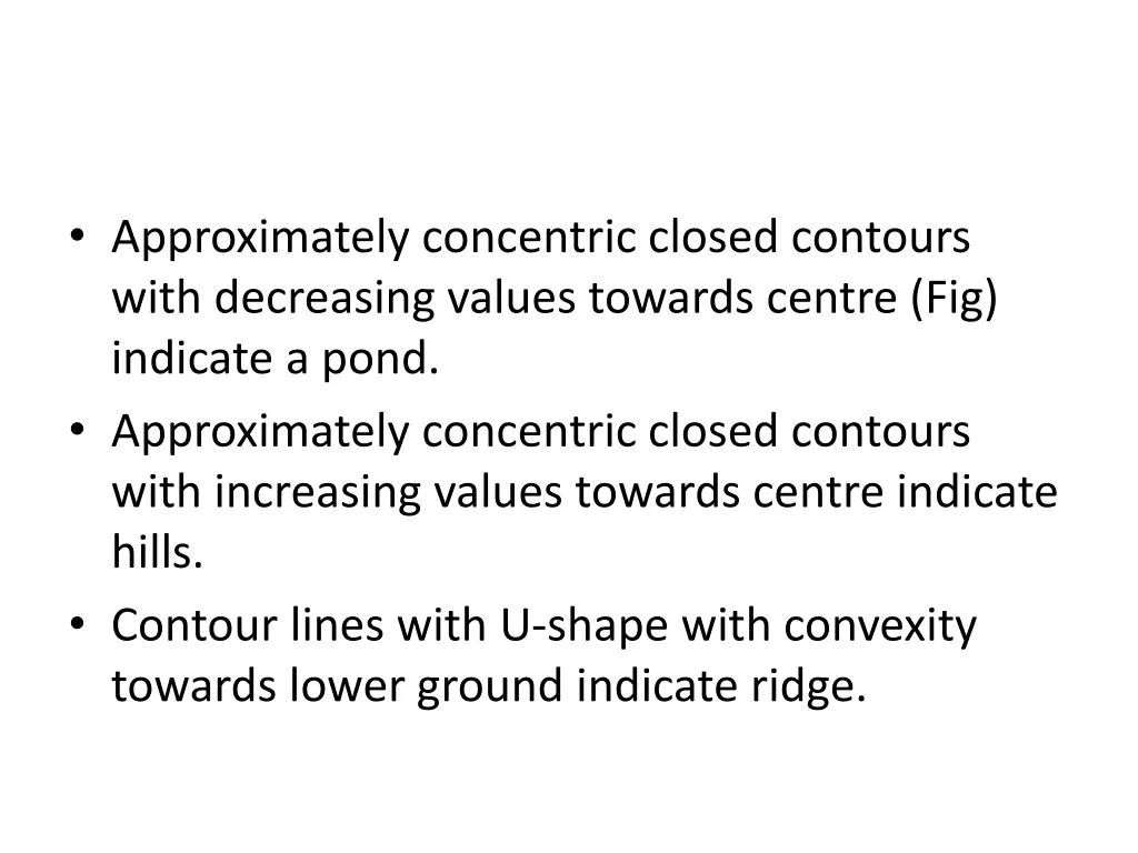 approximately concentric closed contours with