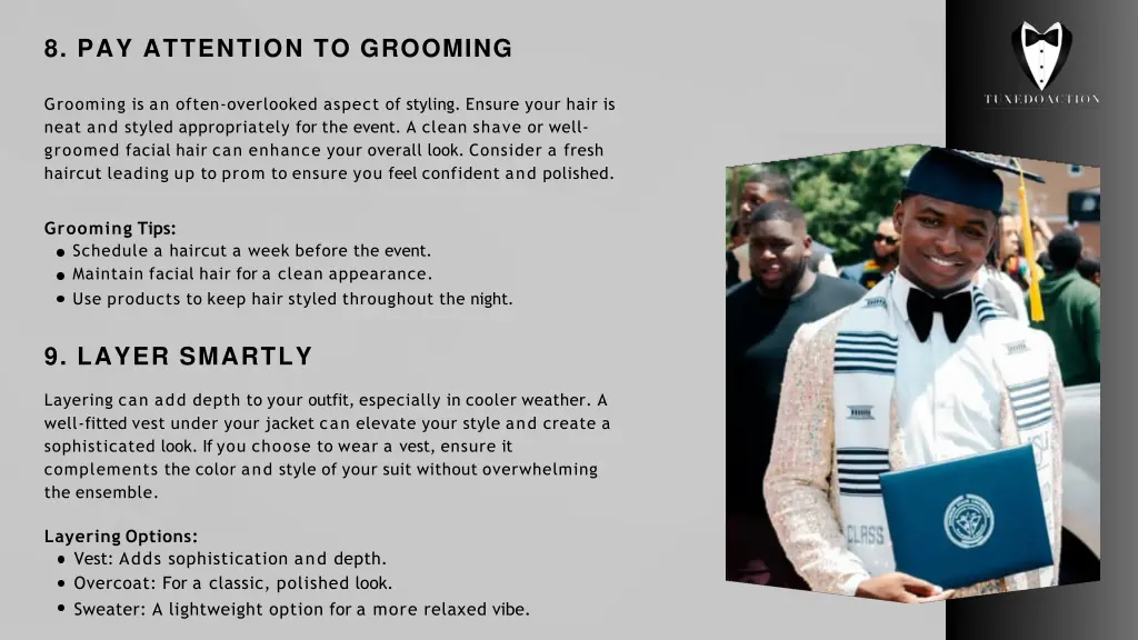 8 pay attention to grooming