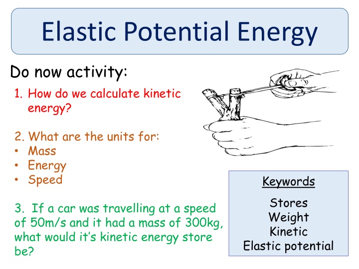 elastic potential energy