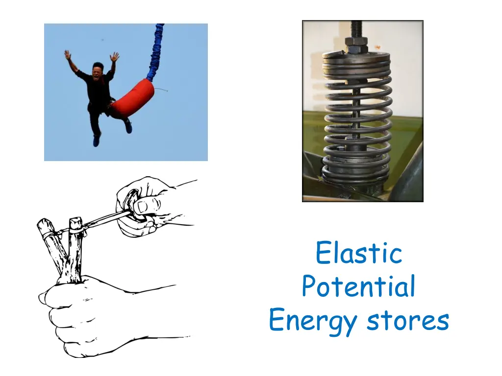 elastic potential energy stores