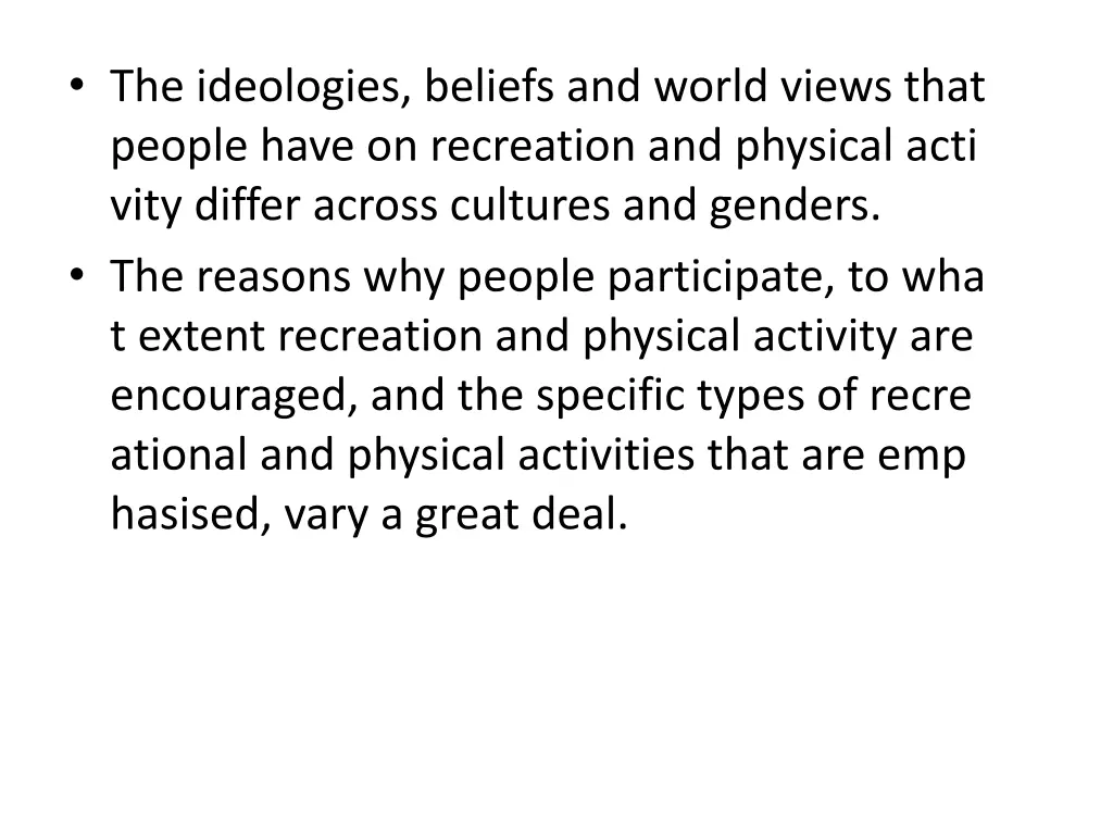 the ideologies beliefs and world views that